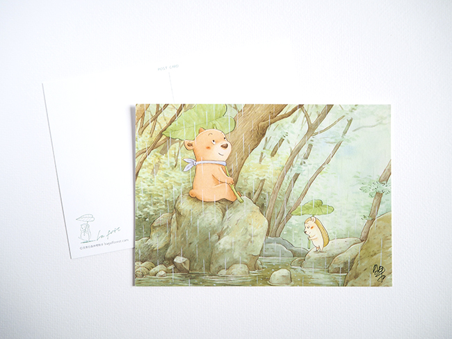 2019小森林日日明信片-雨季